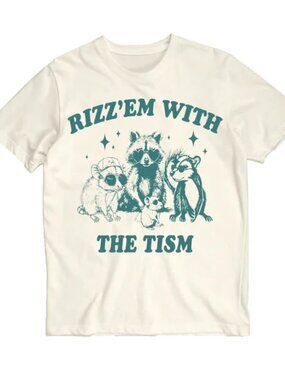 Retro Funny Raccoon Graphic Shirt, Autism Awareness Tee, Funny Animal Shirt Gift